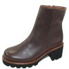 Women'S Paul Green Zippers | Paul Green Women'S Santana In Moro Brown Leather