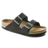 Men'S Birkenstock Travel | Birkenstock Men'S Arizona Soft Footbed In Velvet Grey Suede