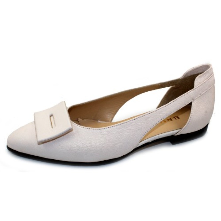 Women'S Brunate Pumps | Brunate Women'S Maggia In Off White Grain Leather