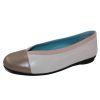 Women'S Thierry Rabotin Flats | Thierry Rabotin Women'S Ghisa In Taupe/Beige Taffeta Leather