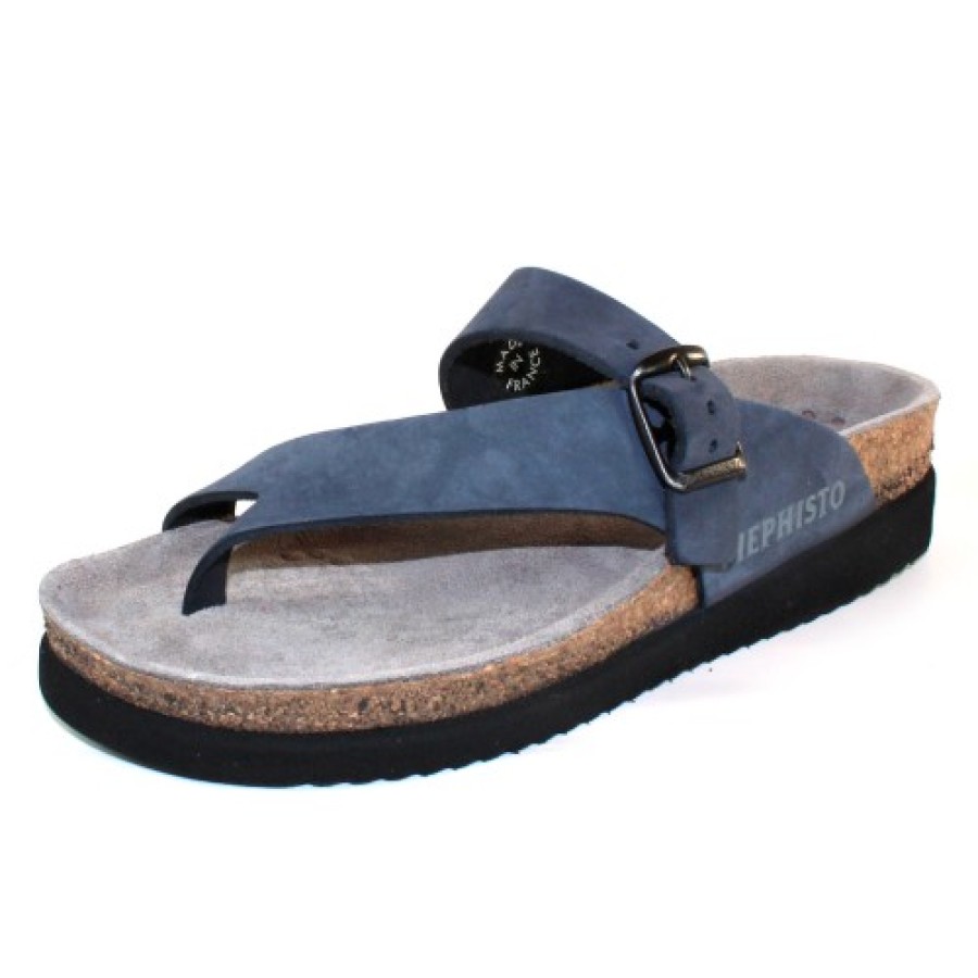 Women'S Mephisto Travel | Mephisto Women'S Helen In Navy Blue Nubuck 6045