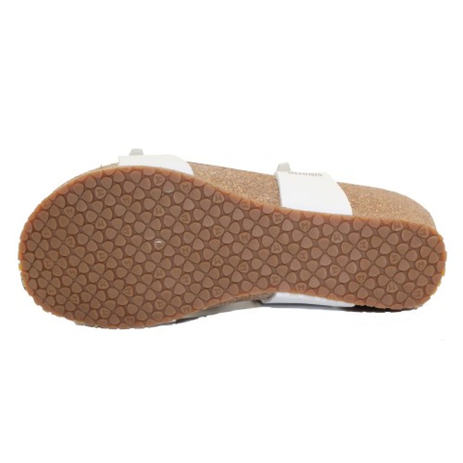 Women'S Mephisto Footbed | Mephisto Women'S Idelya In White Waxy Leather 2830