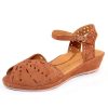 Women'S Lamour Des Pieds Travel | Lamour Des Pieds Women'S Brenn In Cognac Suede