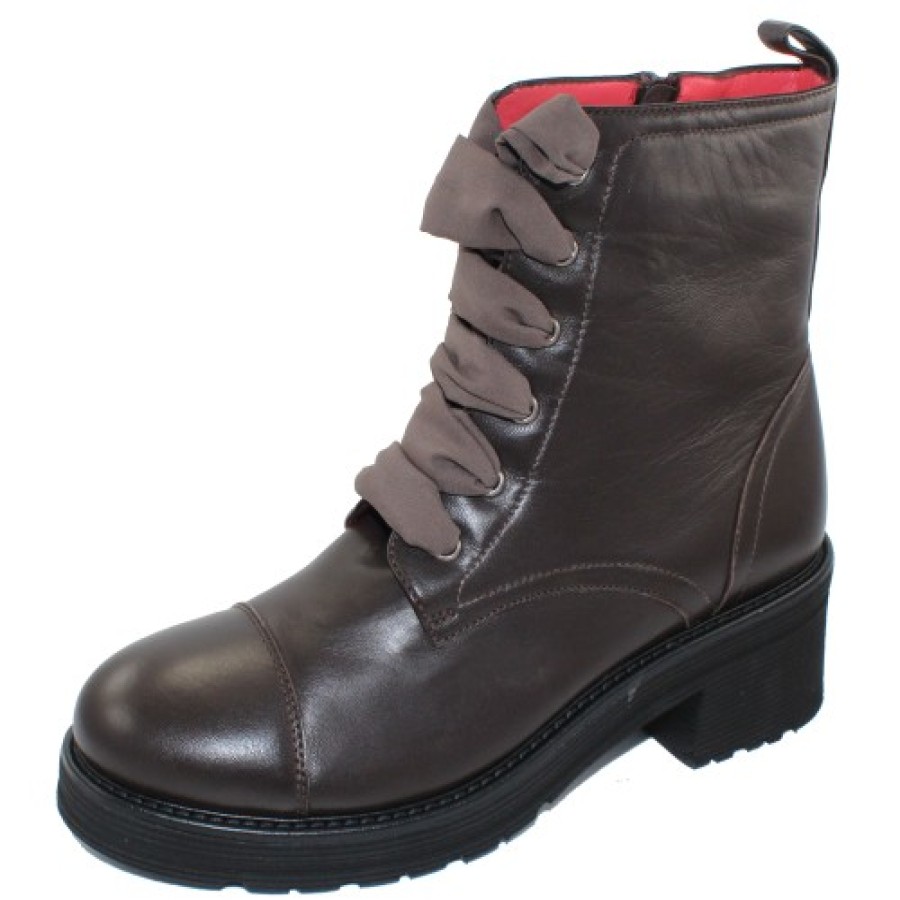 Women'S Pas De Rouge Mid Calf Boots | Pas De Rouge Women'S Camilla 3613 In Illy Nappa Leather