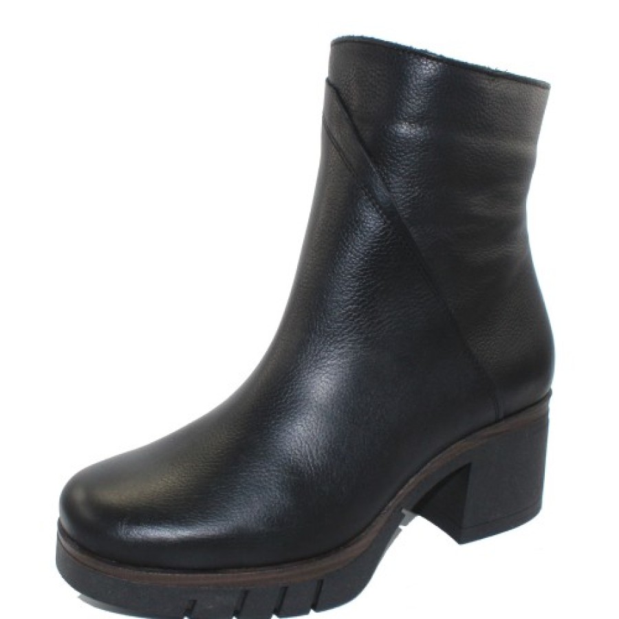 Women'S Paula Urban Platforms | Paula Urban Women'S 11-1140 In Black Texas Leather