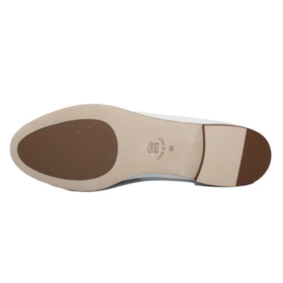 Women'S CC Made In Italy Slip Ons | Cc Made In Italy Women'S Canta 1120 In White Nappa Leather