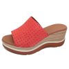 Women'S Paula Urban Slides | Paula Urban Women'S 3-481 In Rojo Nubuck