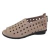 Women'S Arche Slip Ons | Arche Women'S Drick In Sabbia Timber Calf Leather - Taupe