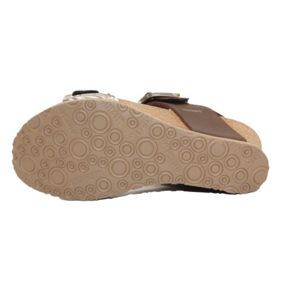 Women'S Mephisto Footbed | Mephisto Women'S Lissia In Dark Brown Scratch/Jungle 3451/53