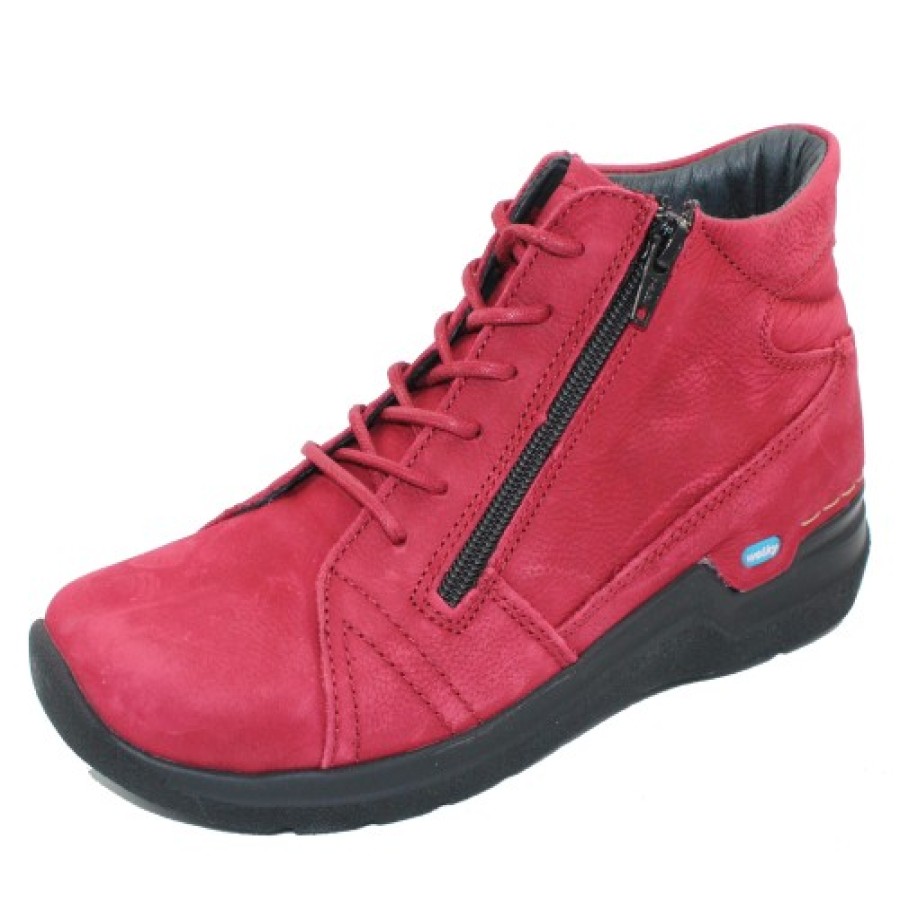 Women'S Wolky Lace Up | Wolky Women'S Why In Oxblood Antique Nubuck