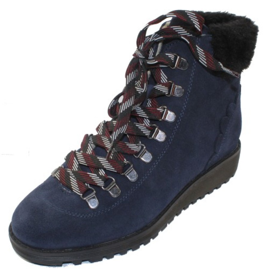 Women'S Valdini Waterproof | Valdini Women'S Sake Wp In Navy Waterproof Suede