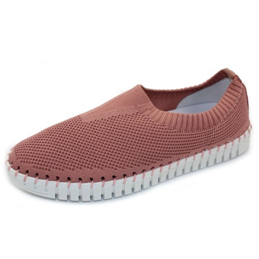 Women'S Eric Michael Fashion | Eric Michael Women'S Lucy In Pink Knit/Nubuck