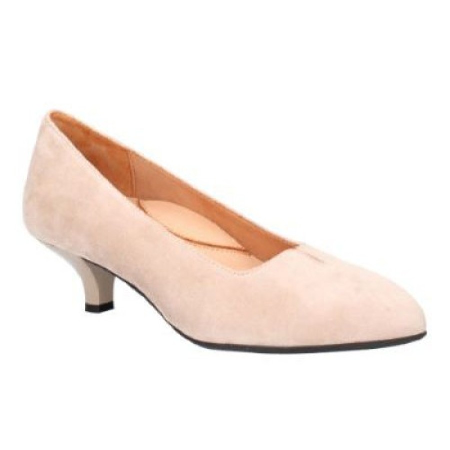 Women'S Lamour Des Pieds Heels | Lamour Des Pieds Women'S Kavan In Taupe Kid Suede