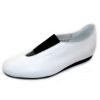 Women'S Arche Flats | Arche Women'S Labaze In Blanc/Noir Maha Leather - White/Black