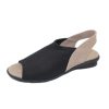 Women'S Arche Travel | Arche Women'S Dajac In Noir Stretch/Sabbia Timber