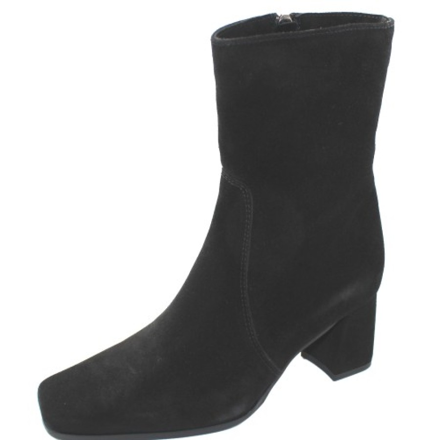 Women'S La Canadienne Zippers | La Canadienne Women'S Faye In Black Waterproof Suede