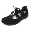 Women'S Naot Travel | Naot Women'S Timu In Black Velvet Nubuck/Madras Leather