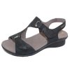 Women'S Mephisto T-Straps | Mephisto Women'S Paris In Black Artesia 8100