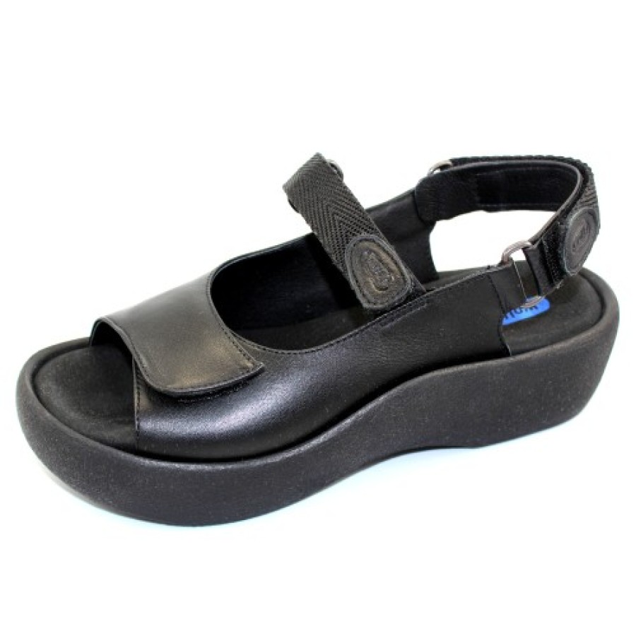 Women'S Wolky Walking | Wolky Women'S Jewel In Black Smooth Leather