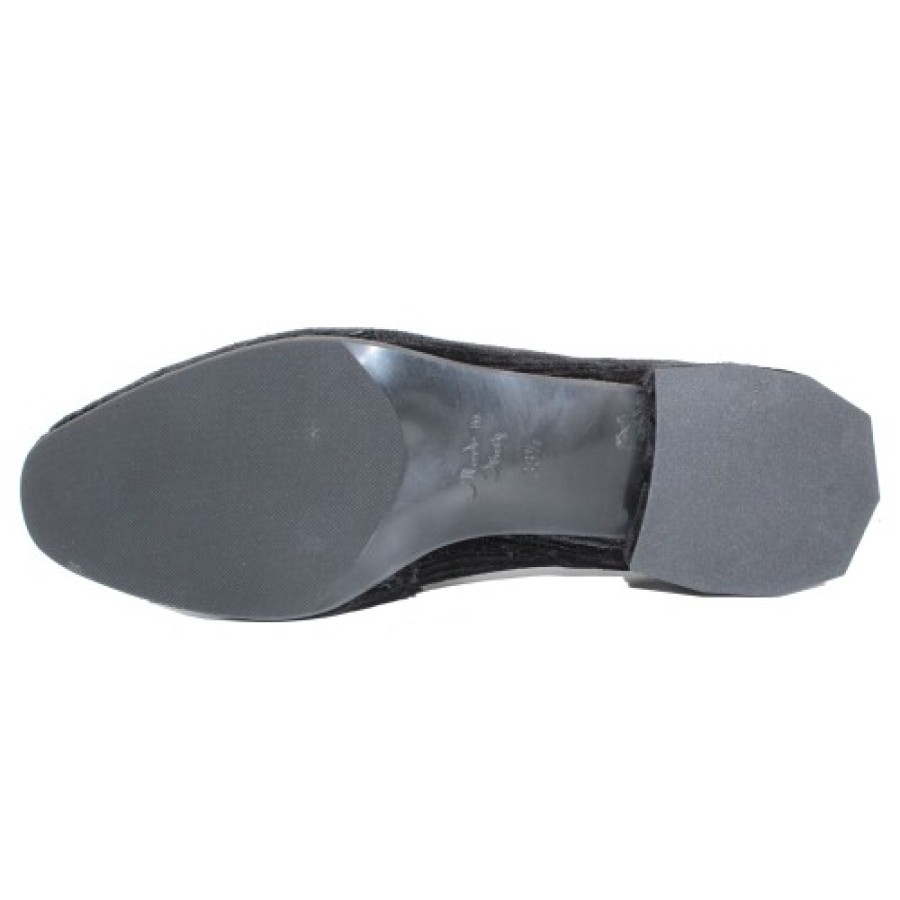 Women'S CC Made In Italy Slip Ons | Cc Made In Italy Women'S Atina In Black Selva/Camoscio