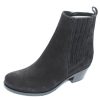 Women'S La Canadienne Ankle Boots | La Canadienne Women'S Princeton In Black Waterproof Suede