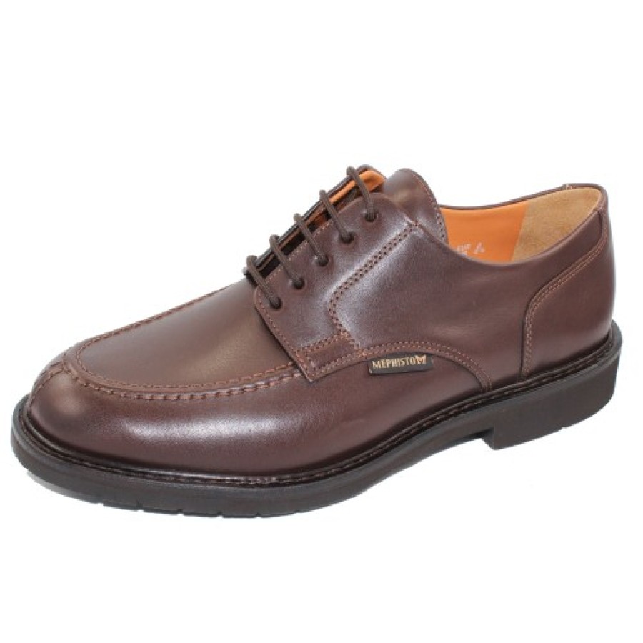 Men'S Mephisto Split Toe | Mephisto Men'S Phoebus In Dark Brown Smooth Leather 8851