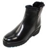 Women'S Pas De Rouge Warm Lining | Pas De Rouge Women'S Nora 1995 In Black Waterproof Indro Leather