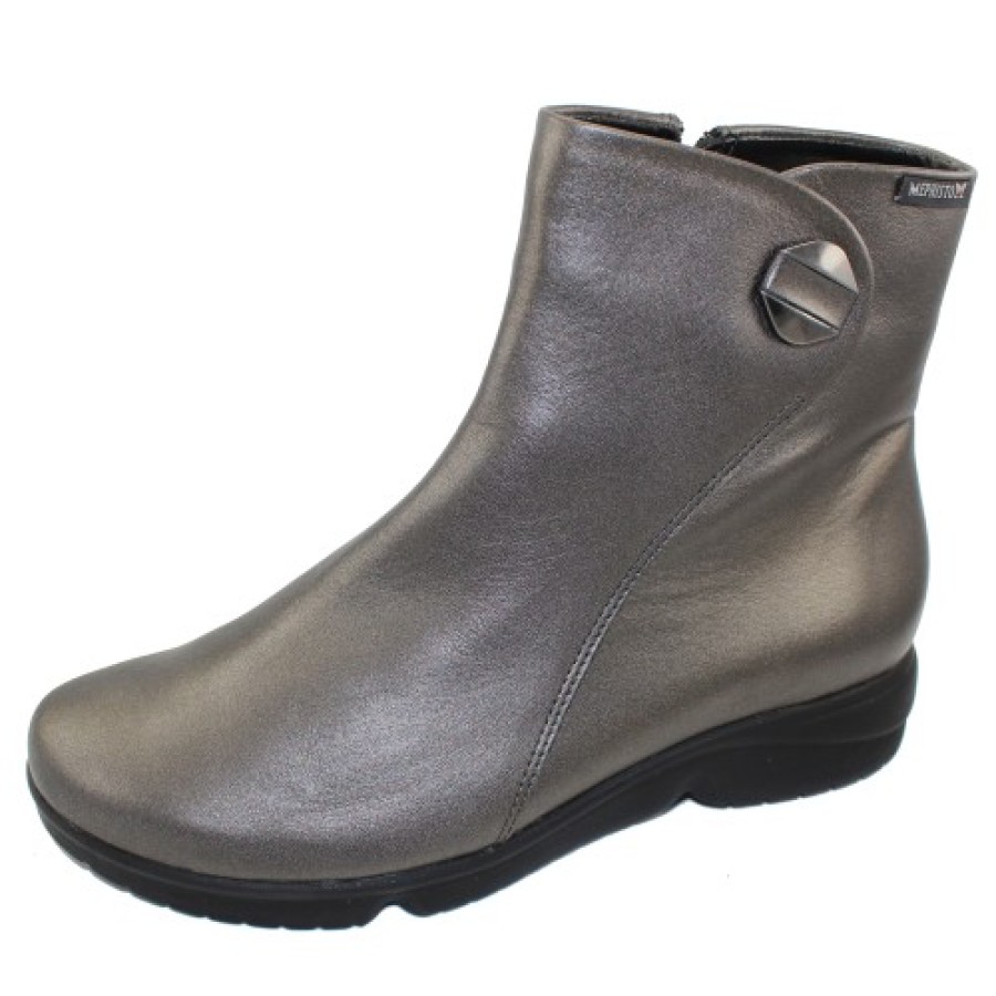 Women'S Mephisto Zippers | Mephisto Women'S Raine In Grey Perlkid 10103