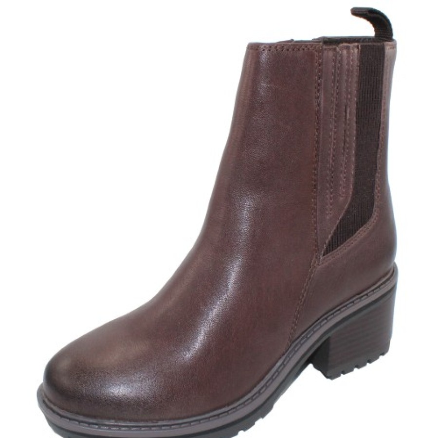 Women'S Salvia Boots & Booties | Salvia Women'S Meara In Cafe Sheep Nappa Leather