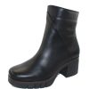 Women'S Paula Urban Boots & Booties | Paula Urban Women'S 11-1140 In Black Texas Leather