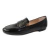 Women'S CC Made In Italy Mocs | Cc Made In Italy Women'S Canta 1120 In Black Crinkle Patent Leather