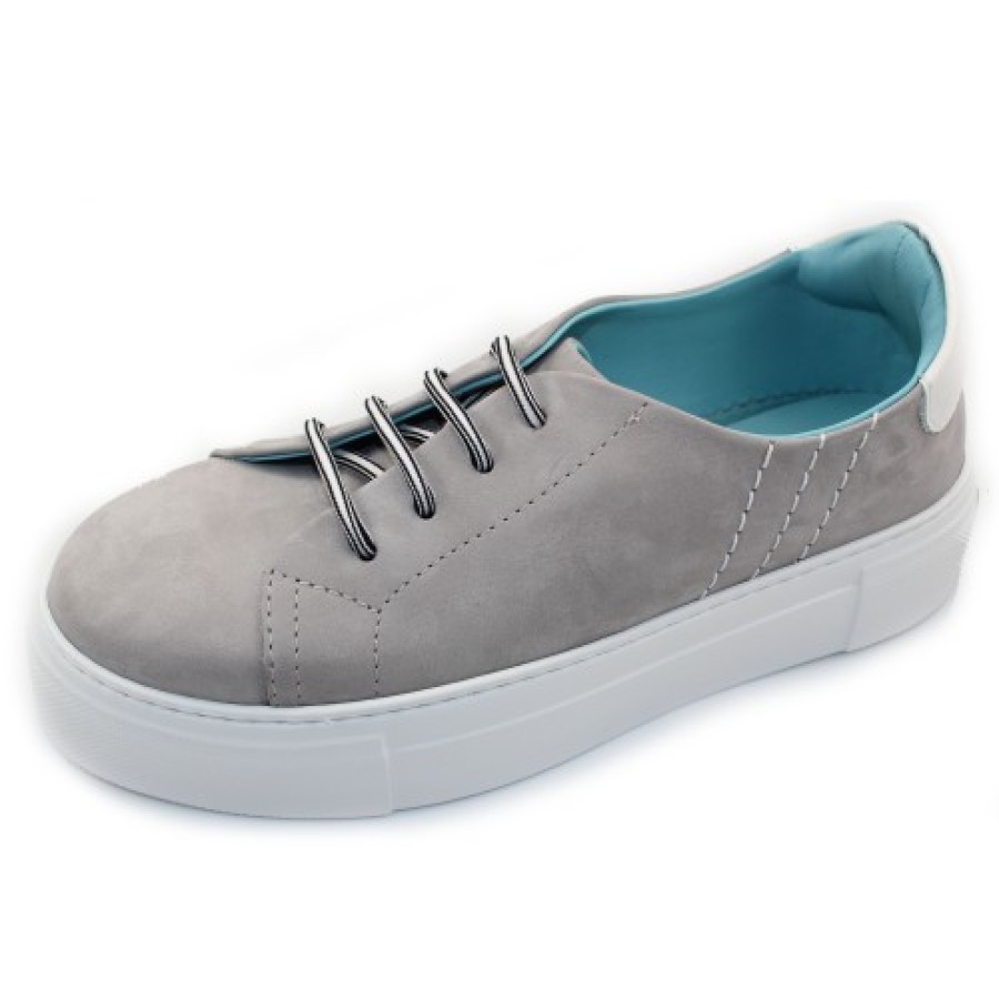 Women'S Thierry Rabotin Lace Up | Thierry Rabotin Women'S Aira In Light Grey Suede