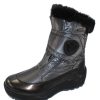 Women'S Pajar Boots & Booties | Pajar Women'S Moscou 3 In Anthracite Iron Nylon