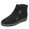 Women'S Bella Comforto Platforms | Bella Comforto Women'S Marlisa 20.01.07 In Black Velour Suede