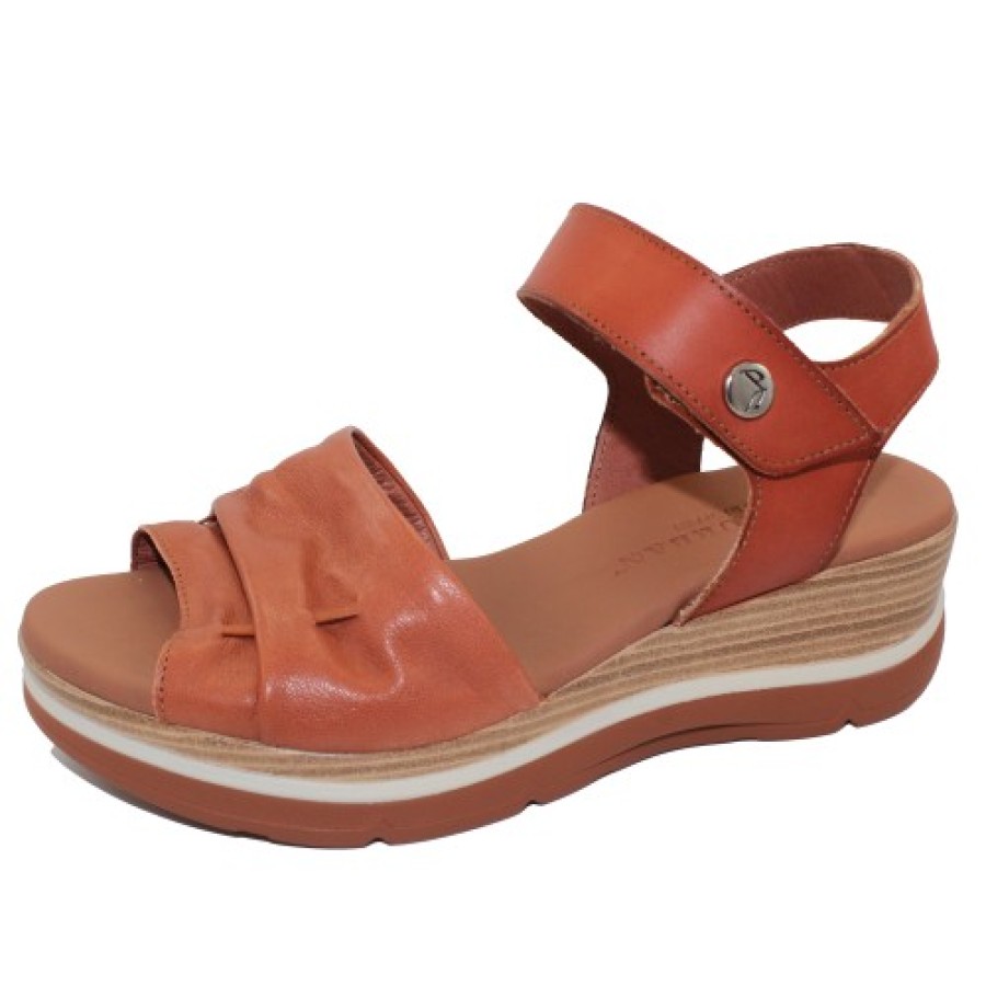 Women'S Paula Urban Platforms | Paula Urban Women'S 2-404 In Terracotta Smooth Leather