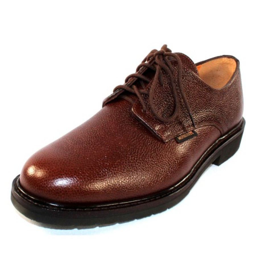 Men'S Mephisto Oxfords | Mephisto Men'S Marlon In Chestnut Pebble Grain Leather 9178