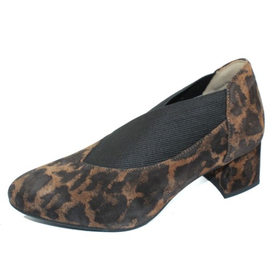 Women'S Bella Comforto Pumps | Bella Comforto Women'S Roxy Jag 20.05.02 In Brown Jaguar Suede