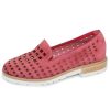 Women'S Pas De Rouge Slip Ons | Pas De Rouge Women'S Lotty 2274 In Salmon Suede