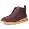 Women'S Yes Brand Shoes Shoe Booties | Yes Brand Shoes Women'S Britney In Brown Water Resistant Suede