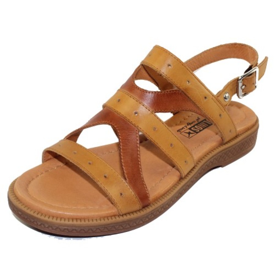 Women'S Pikolinos Walking | Pikolinos Women'S Moraira W4E-0976C1 In Honey Multi Leather