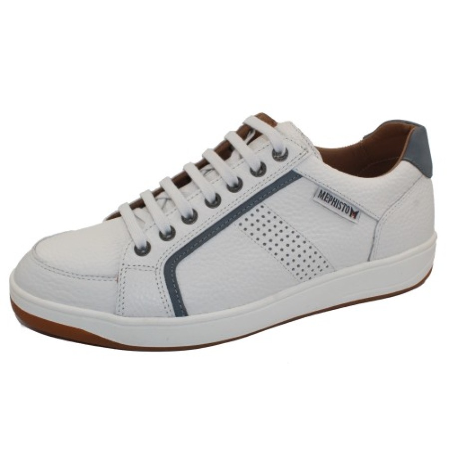 Men'S Mephisto Oxfords | Mephisto Men'S Harrison In White Oregon Leather 1330/25522