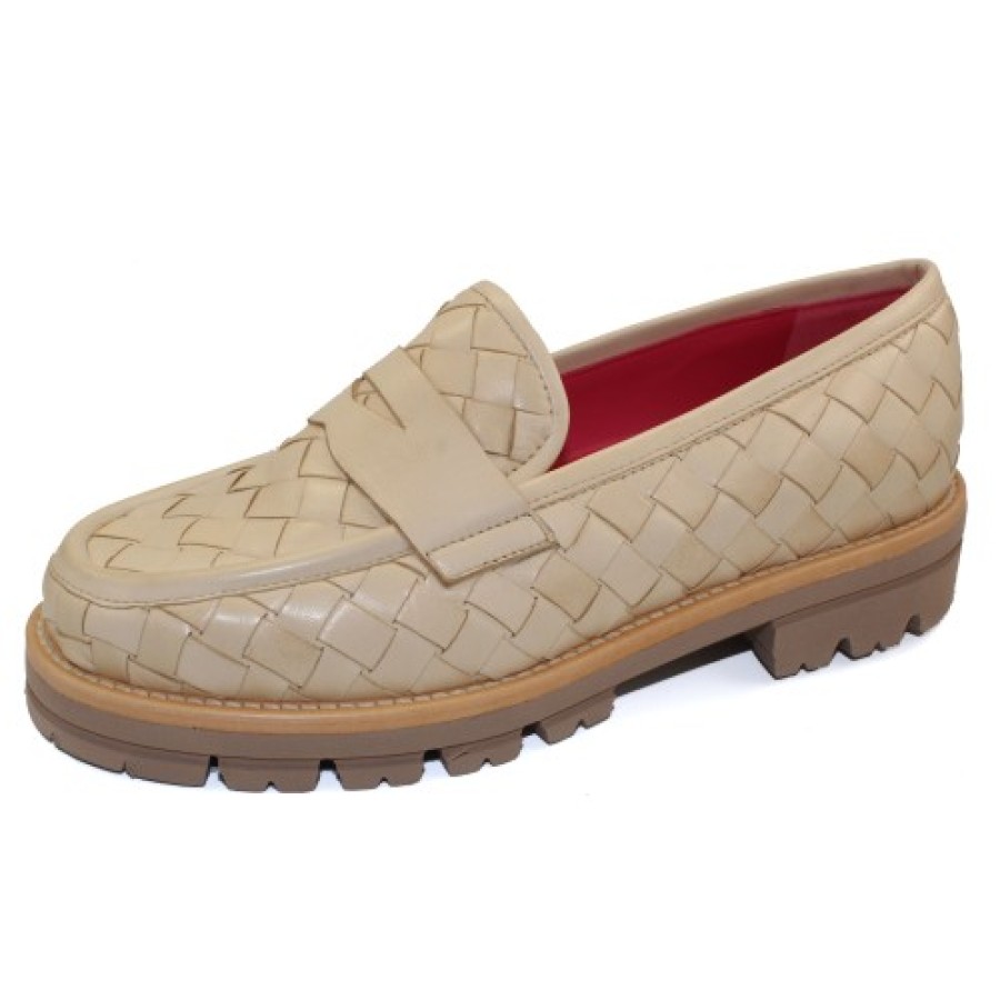 Women'S Pas De Rouge Mocs | Pas De Rouge Women'S Marta 4519 In Safari Glove Leather