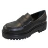 Women'S La Canadienne Platforms | La Canadienne Women'S Rescale In Black Waterproof Leather