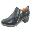 Women'S Pikolinos Platforms | Pikolinos Women'S Llanes W7H-7563 In Black Calfskin Leather