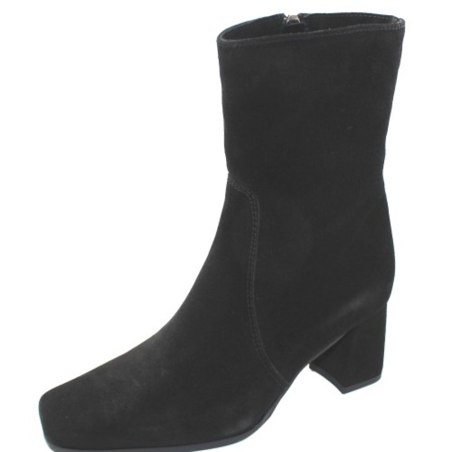 Women'S La Canadienne Boots & Booties | La Canadienne Women'S Faye In Black Waterproof Suede