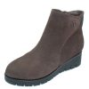 Women'S Valdini Wedges | Valdini Women'S Vera Wp In Chocolate Brown Waterproof Suede