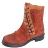 Women'S Casta Western & Riding | Casta Women'S Rasta In Rust Distressed Suede/Cuoio Brown Leather