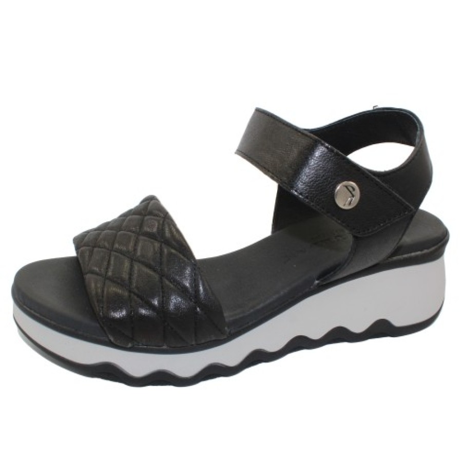 Women'S Paula Urban Travel | Paula Urban Women'S 5-364 In Black Quilted/Smooth Leather