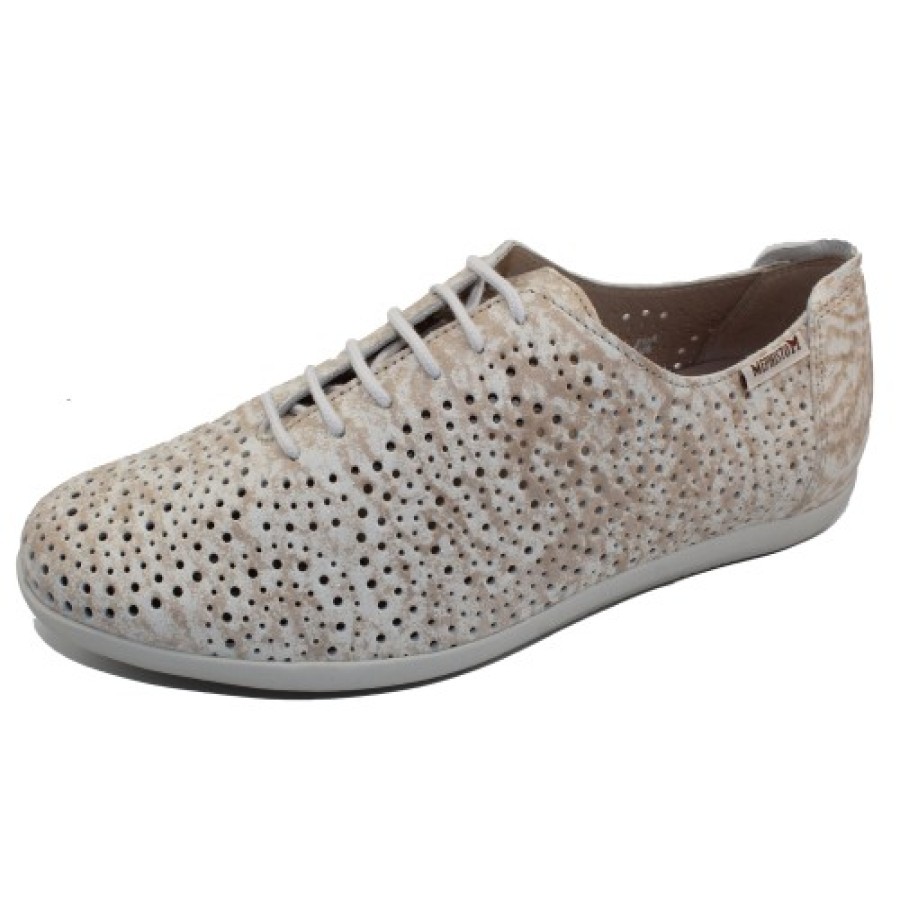 Women'S Mephisto Oxfords | Mephisto Women'S Katie Sun In Light Sand Soleo 15212