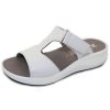 Women'S Mephisto Slides | Mephisto Women'S Teeny In White Empire Leather 9230